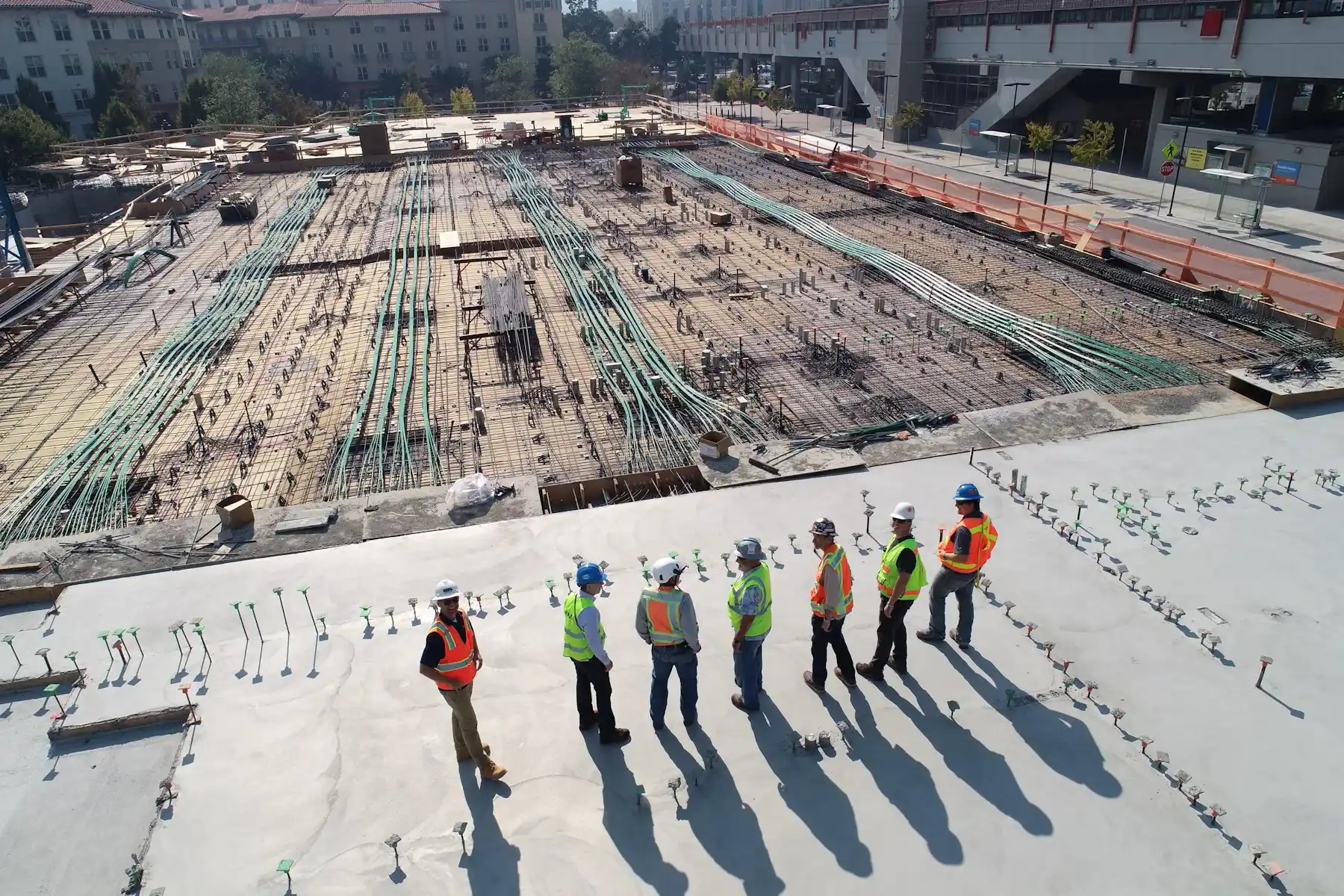 Industrial construction and infrastructure development